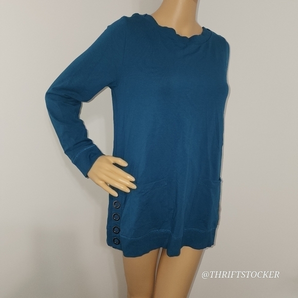 Soft Surroundings make it snappy pullover tunic - Picture 2 of 10